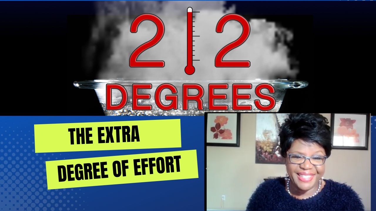 212 degrees of effort